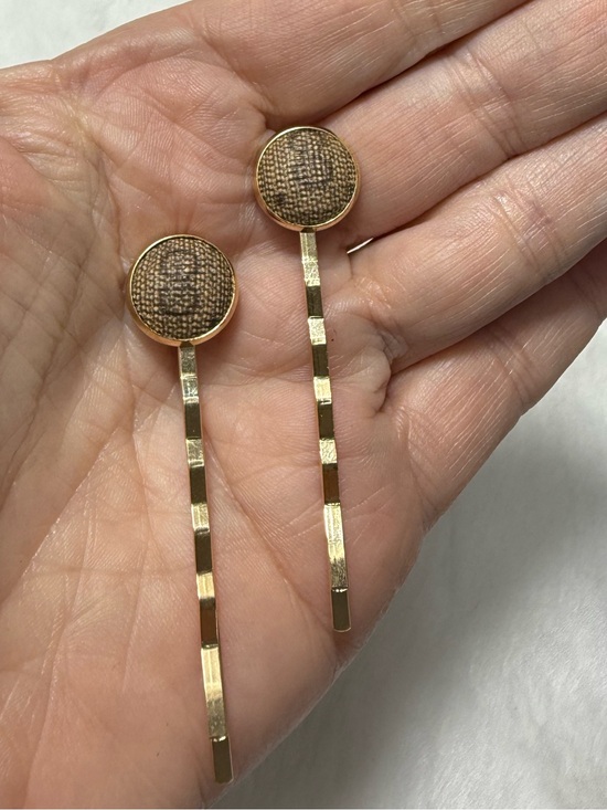 Gucci Accessories - Gucci upcycled Gold-Tone Disc Drop Hair Pins set pair